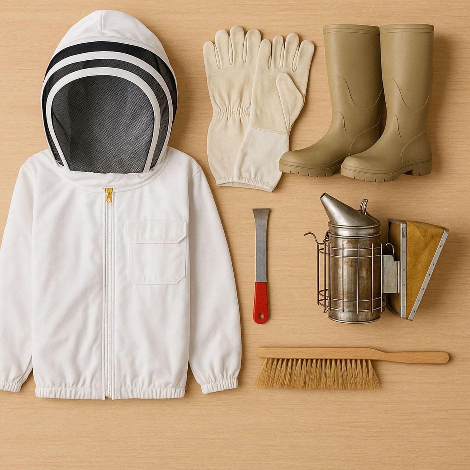 Pčelarska oprema za početnike — zaštitno odelo, dimilica i alat za košnice